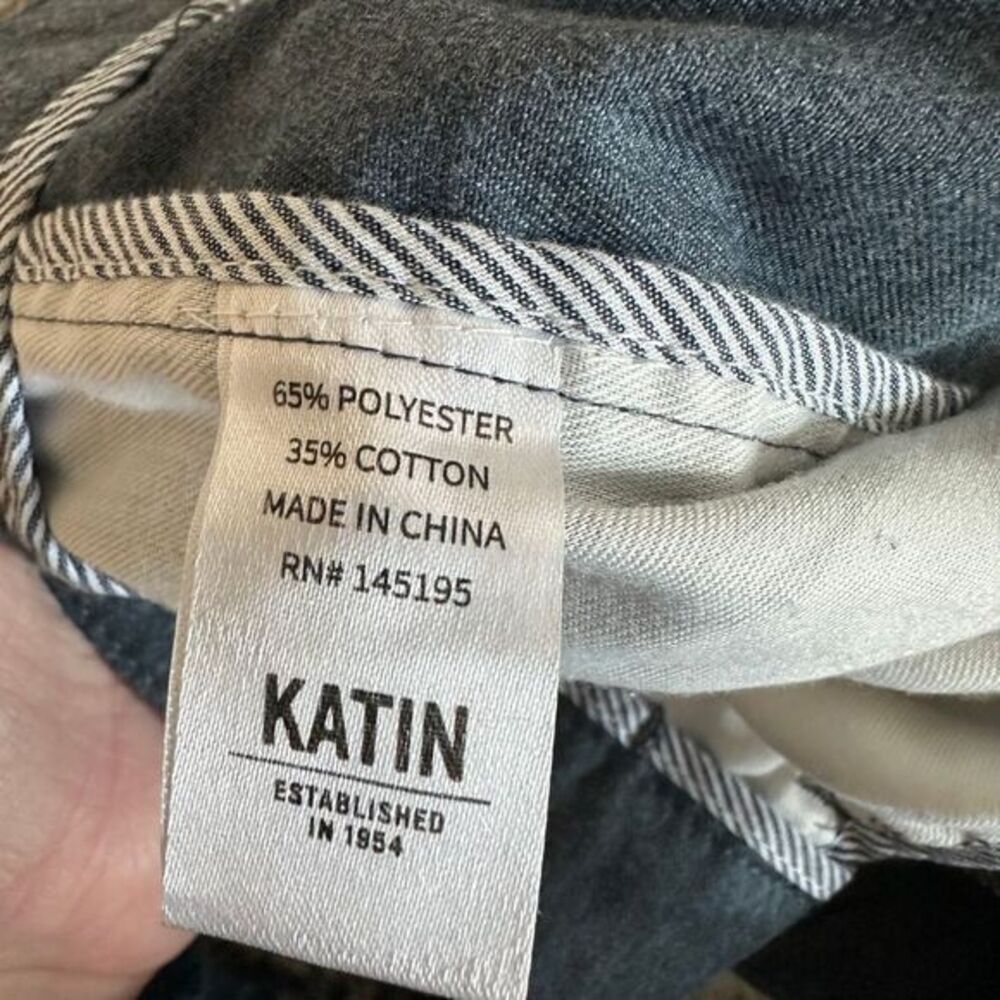 Katin Men's Court Flat Front Chino Shorts‎ Blue Size 38 Casual - Picture 4 of 10